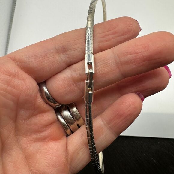 Vintage blue hand-blown glass and sterling silver bracelet, pendant bundle! - Picture 16 of 16